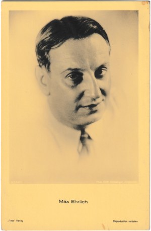 Max Ehrlich — "Ross" Verlag Celebrity Postcard